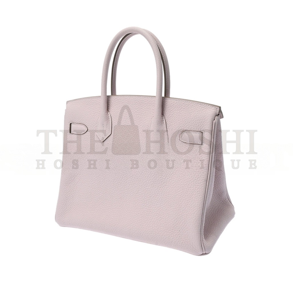 H**me5 BARKIN 30 TOGO LEATHER PINK SILVER BUCKLE BAG 550321 (30*23*15cm) Master Quality